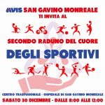 Locandina raduno degli sportivi Natale 2017
