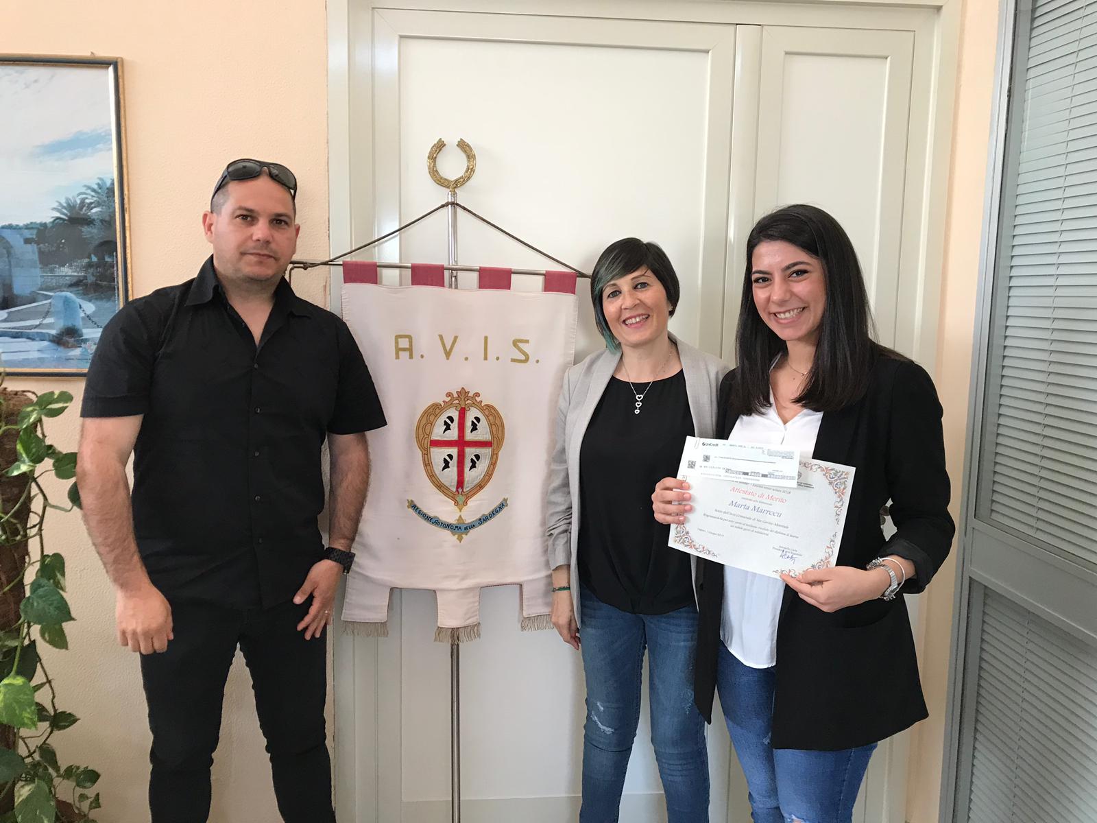 AVIS, consegnate le borse di studio agli studenti donatori